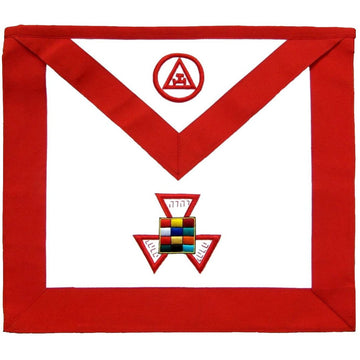 Masonic Royal Arch Past High Priest PHP Hand Embroidered Apron